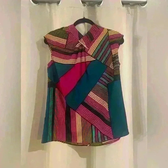 Women’s Colorful Worthington Blouse - Picture 1 of 7